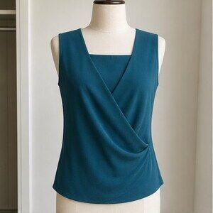 Teal Puff Sleeve Top